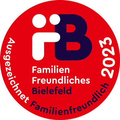 Link zum Zertifikat 'Ausgezeichnet Familienfreundlich' 